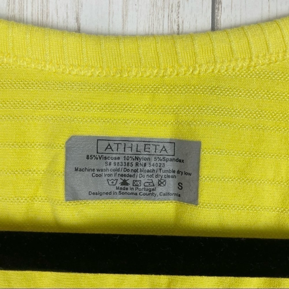 Athleta yellow athleisure tank small - Picture 2 of 5